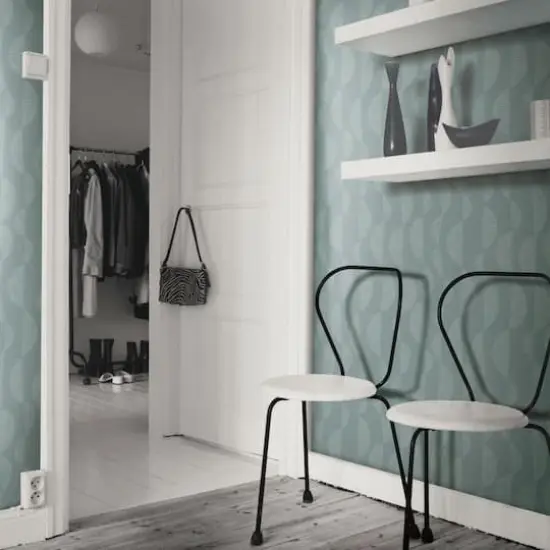 RoomMates Seychelles Wave Peel & Stick Wallpaper Blue {7}