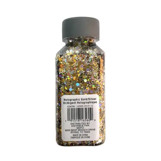 Holographic Gold & Silver Specialty Polyester Glitter by Recollections™ {6}
