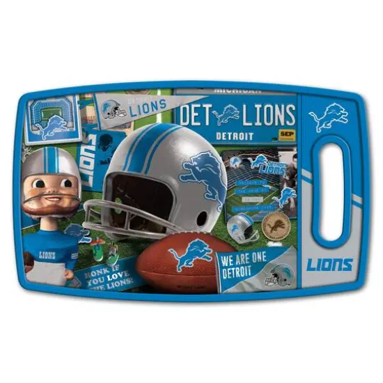 NFL Retro Series Cutting BoardDetroit Lions {1}