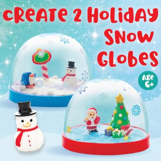 Creativity for Kids&reg; Make Your Own Holiday Snow Globes {4}
