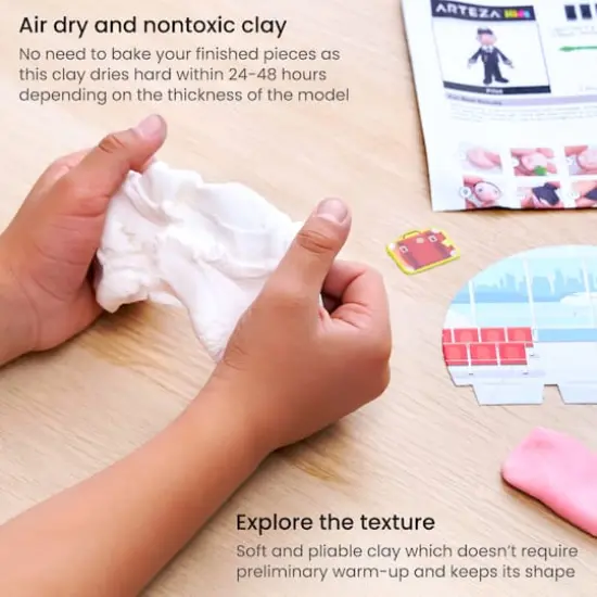 Arteza&reg; Kids Careers Small Stage Clay Kit, 77 pcs {4}