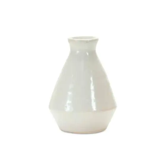 White Terracotta Vase Set {4}