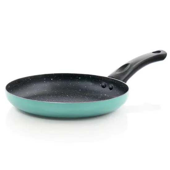 Oster Luneta 9.5" Teal Aluminum Nonstick Frying Pan {6}