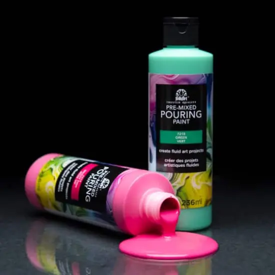 FolkArt&reg; Acrylic Pre-Mixed Pouring Craft Paint 5 Color Set {5}