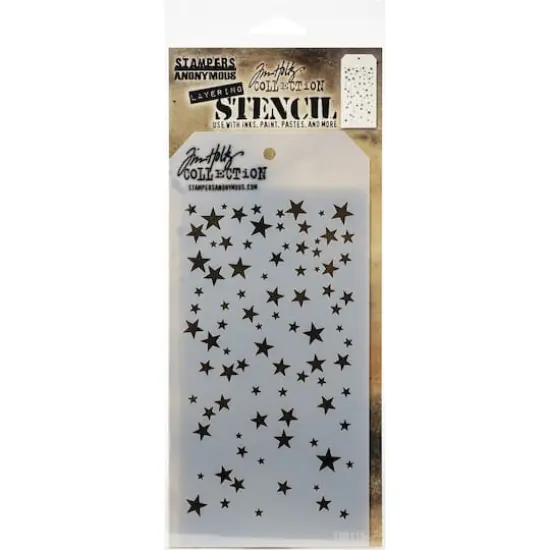 Stampers Anonymous Tim Holtz&reg; Falling Stars Layered Stencil, 4" x 8.5" {1}