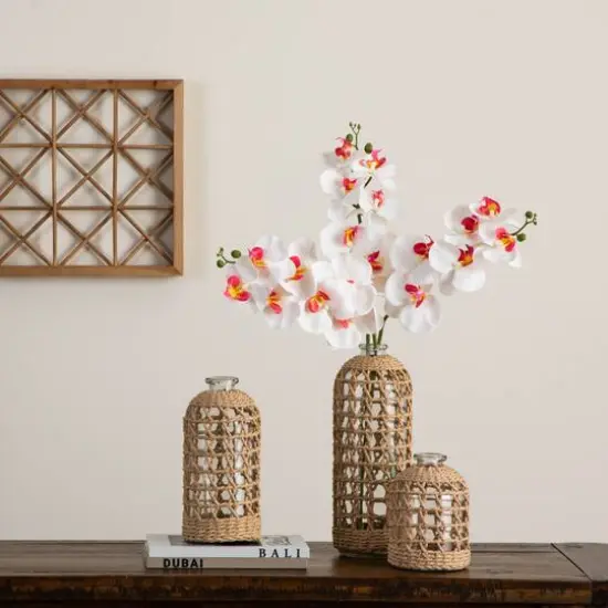 35" White Orchid Flower Stems, 3ct. {3}