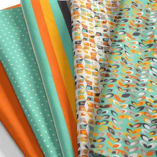 SINGER Retro Relaxed Cotton Fabric Bundle {3}