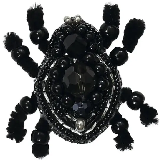 Crystal Art Beadwork Kit For Creating Broоch Spider {3}