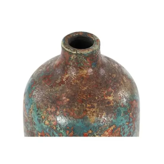 Multicolored Ceramic Rustic Vase {6}