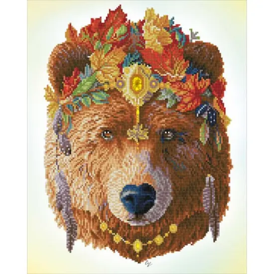 Diamond Dotz&reg; Advanced Bohemian Bear Diamond Painting Kit {1}