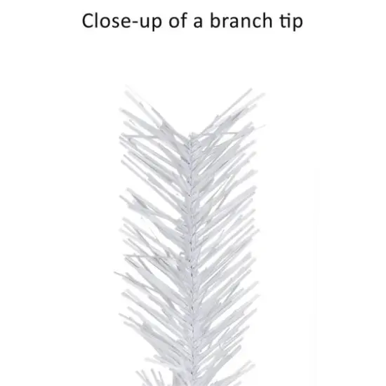 3ft. Pre-Lit White Snow Ridge Artificial Fir Tree, Clear Lights {7}