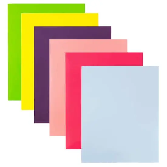 JAM Paper Fashion Glossy Laminated Two Pocket Folders, 6ct. {1}