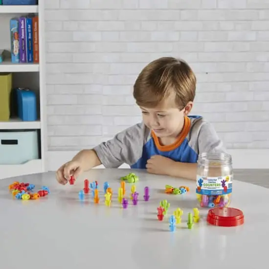 Hand2mind&reg; Colorful Cactus Counters {3}