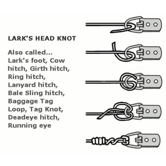 HangZ&trade; 25lb. Canvas 1 Hole D Ring Hangers, 50ct. {8}