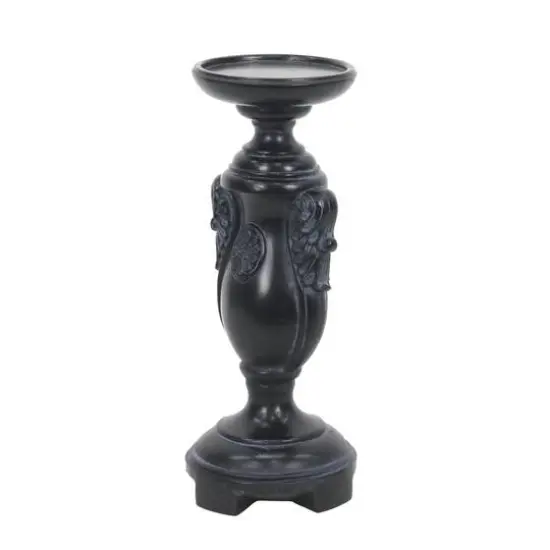 Black Scrollwork Pillar Candle Holder by Ashland&reg; {3}