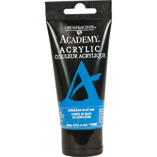 Grumbacher&reg; Academy&reg; Acrylic, 2.5oz. C039P Cerulean Blue Hue {1}
