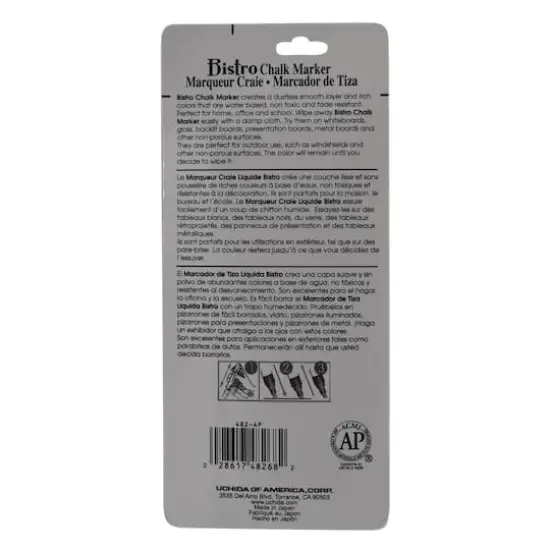 Marvy&reg; Uchida Bistro Fine Point Pastel Chalk Markers {6}