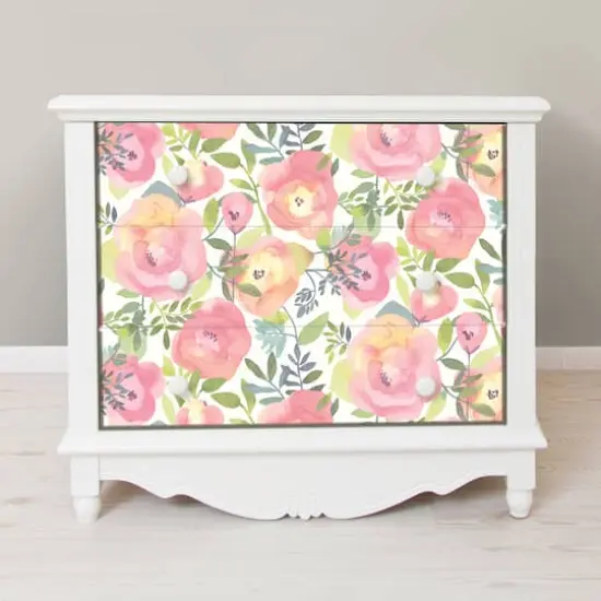 NuWallpaper Peachy Keen Pink Peel & Stick Wallpaper {5}