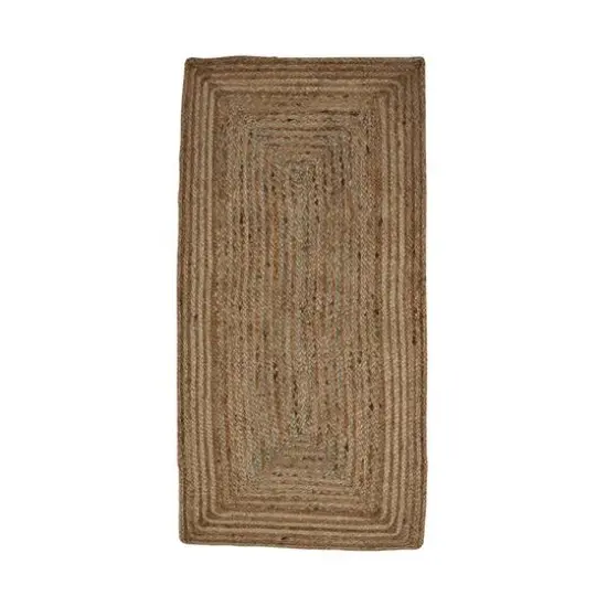 Hello Honey&reg; Natural Boho Woven Seagrass Rug, 48" x 24" {3}