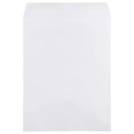 JAM Paper 12" x 15.5" White Open End Catalog Commercial Envelopes {3}