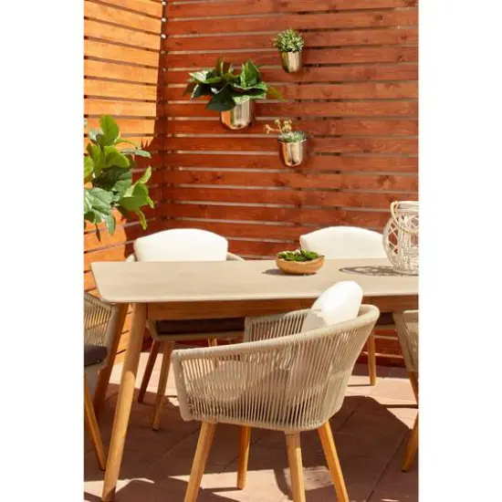 Black Metal Contemporary Hanging Planter Set {7}