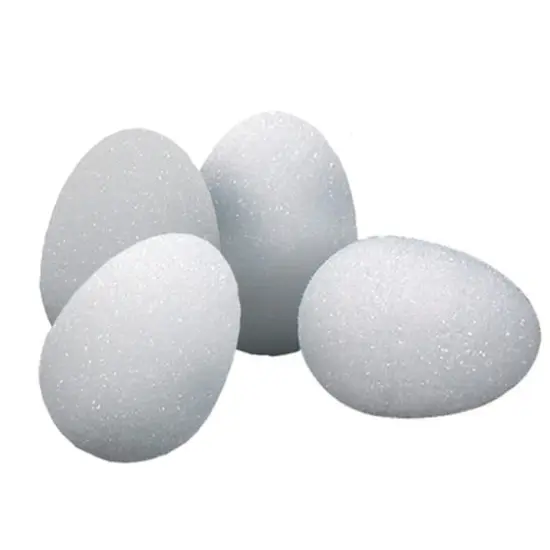 Hygloss&reg; Styrofoam Eggs, 3 packs of 12 {3}