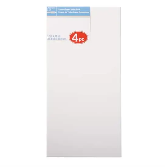 4 Pack 12" x 24" Super Value Canvas by Artist's Loft&reg; {6}