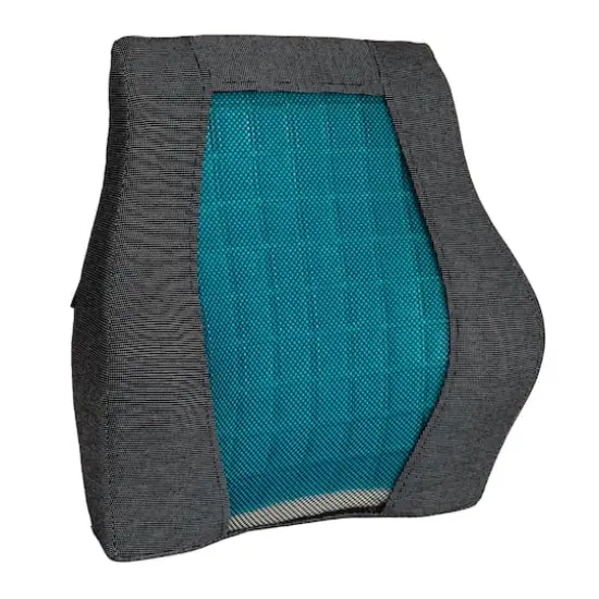 Mind Reader Teal & Black Ergonomic Back Cushion {1}