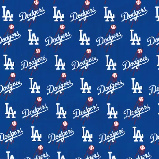 MLB Los Angeles Dodgers Cotton Fabric {1}