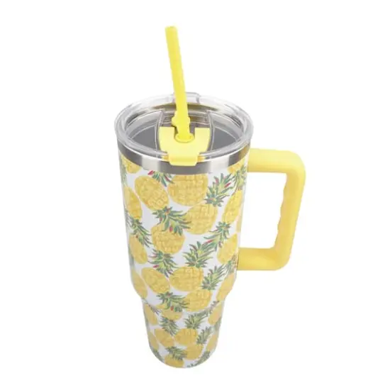 40oz. Pineapple Toss Stainless Steel Insulated Tumbler by Celebrate It&trade; {3}