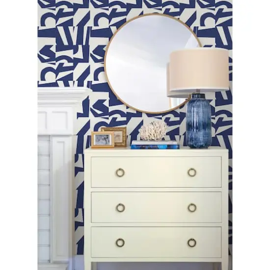 RoomMates Emily Rayna Inside The Box Peel & Stick Wallpaper Blue {5}