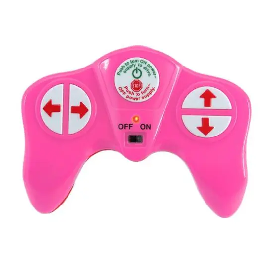 Kiddieland Pink Rainbow Powered Bumper Car {4}