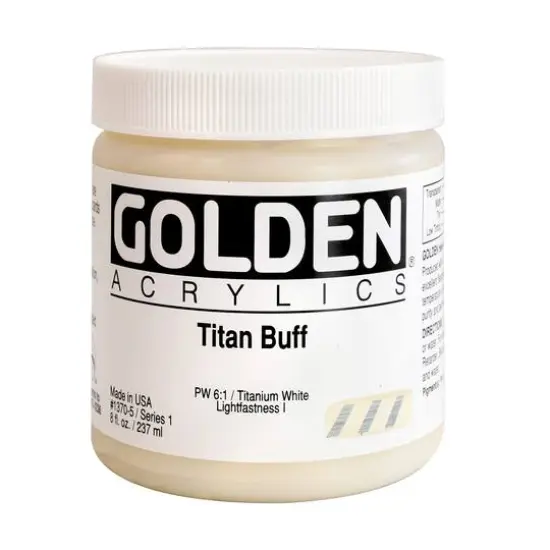 Golden&reg; Heavy Body Acrylic Paint, 8oz. Titan Buff {1}