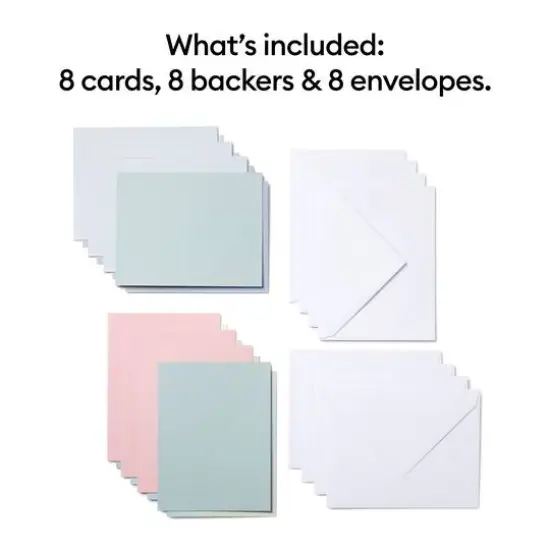Cricut Joy&trade; Cutaway Cards, Pastel Sampler {4}