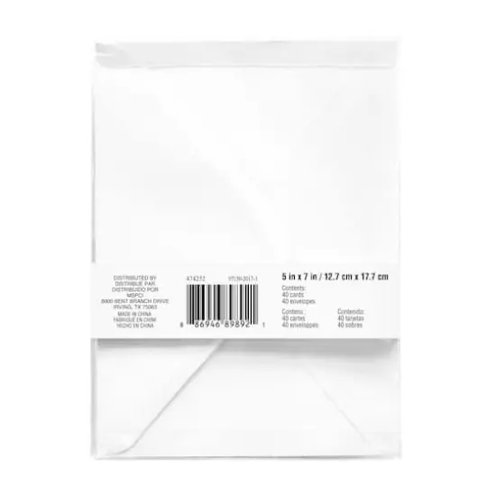 Gold Trim Shield Cards with Envelopes by Recollections&trade; {5}