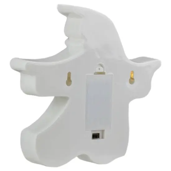 7" Lighted White Ghost Halloween Marquee Decoration {6}