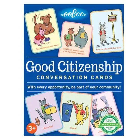 eeBoo Good Citizenship Conversation Flash Cards {5}