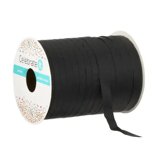 75yd. Raffia Ribbon by Celebrate It&trade; Black {1}