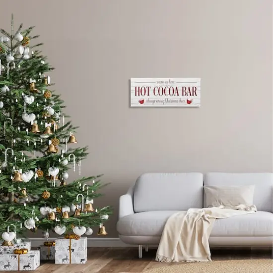Stupell Industries Hot Cocoa Bar Winter Beverage Canvas Wall Art {3}