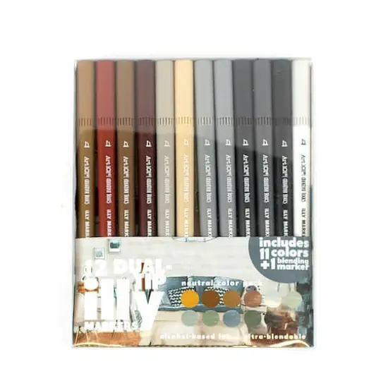 Art 101 Dual-Tip Illy Markers, 3 Packs of 12 {5}