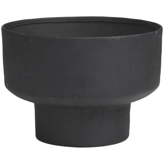 White Wax Campfire Scented Candle with Elevated Matte Black Container {8}