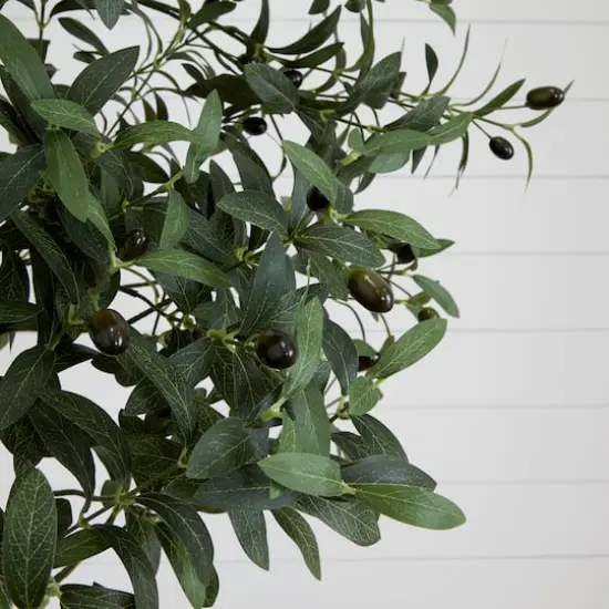 10ft. Potted Artificial Olive Tree {4}