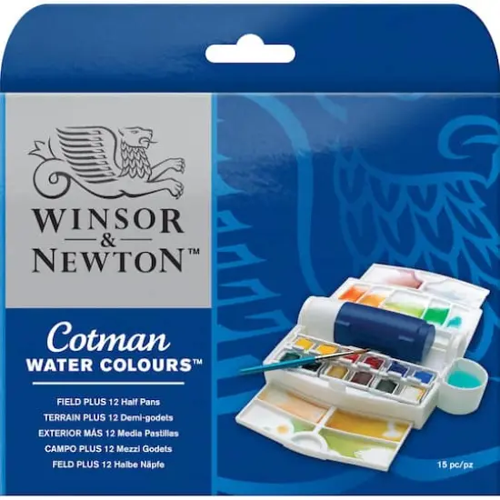 Winsor & Newton&trade; Cotman Water Colours&trade; Field Plus Set {1}
