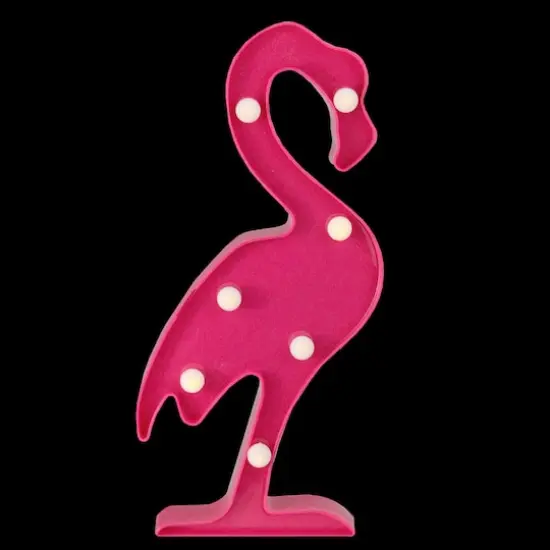 11.75" Pink Flamingo LED Marquee Wall D&eacute;cor {5}