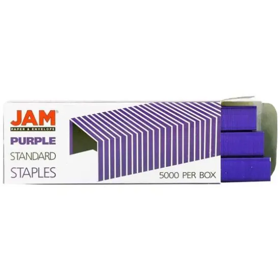 JAM Paper Stapler, Tape Dispenser & Staples Office Trio Kit Purple {7}