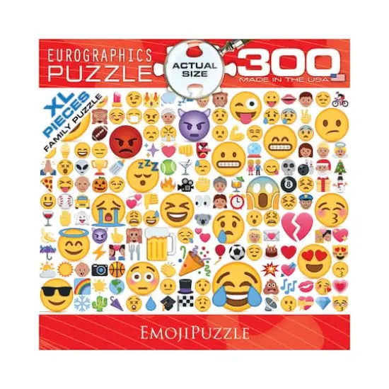 EmojiPuzzle Family 300 Piece Puzzle {1}