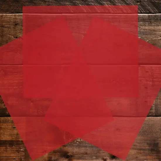 JAM Paper Translucent 8.5" x 11" 30lb. Primary Red Vellum Paper, 100 Sheets {3}