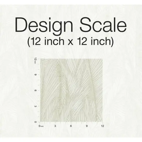 RoomMates Swaying Fronds Peel & Stick Wallpaper Taupe {7}