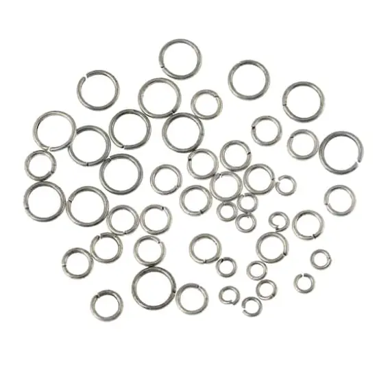 Assorted Jump Rings by Bead Landing&trade; Oxidized Silver {3}