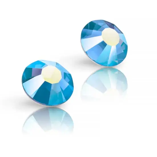 Preciosa MAXIMA SS16 Aurora Borealis Flatback Czech Crystals, 144ct. Sapphire AB {4}